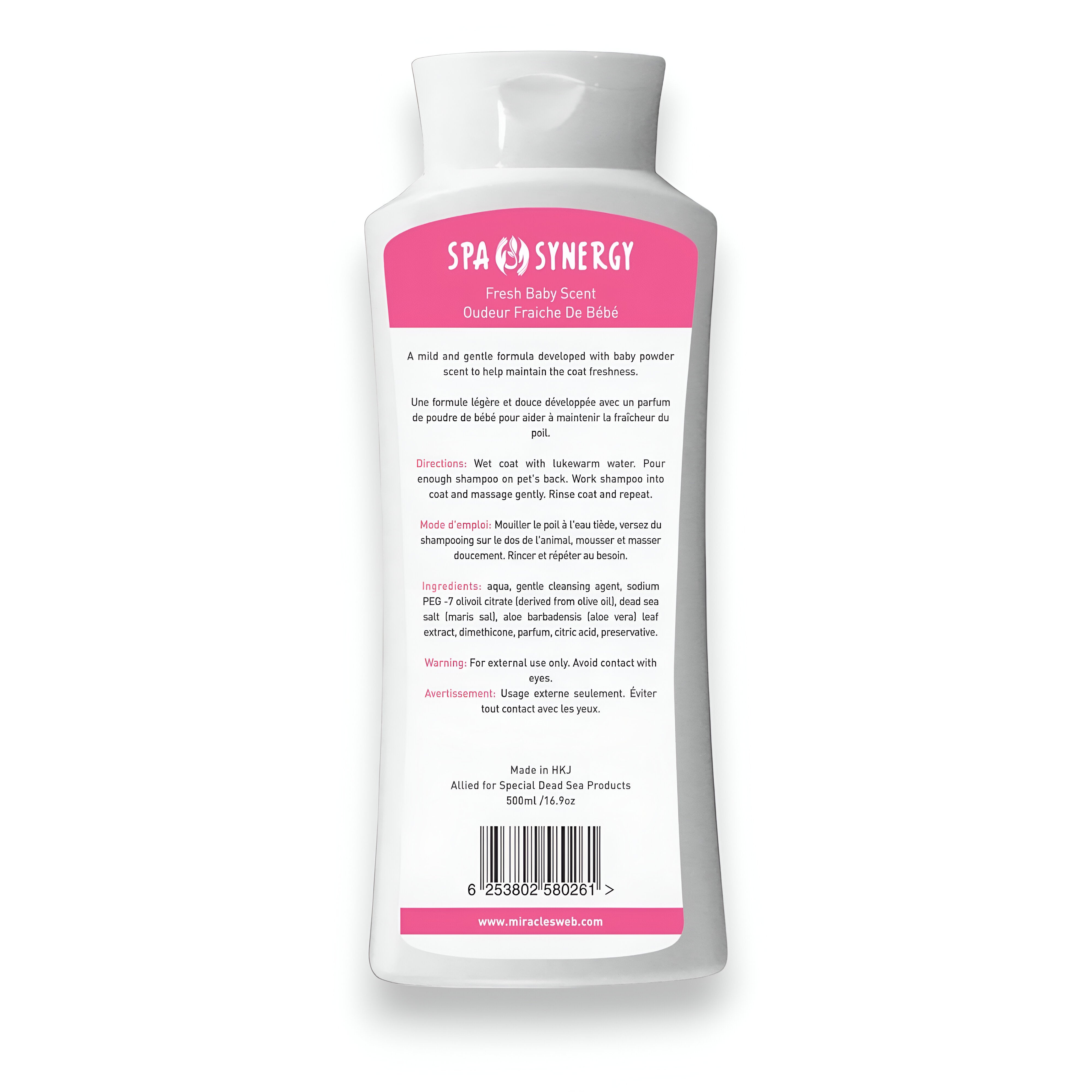 Spa Synergy Mineral Shampoo Fresh Baby Scent