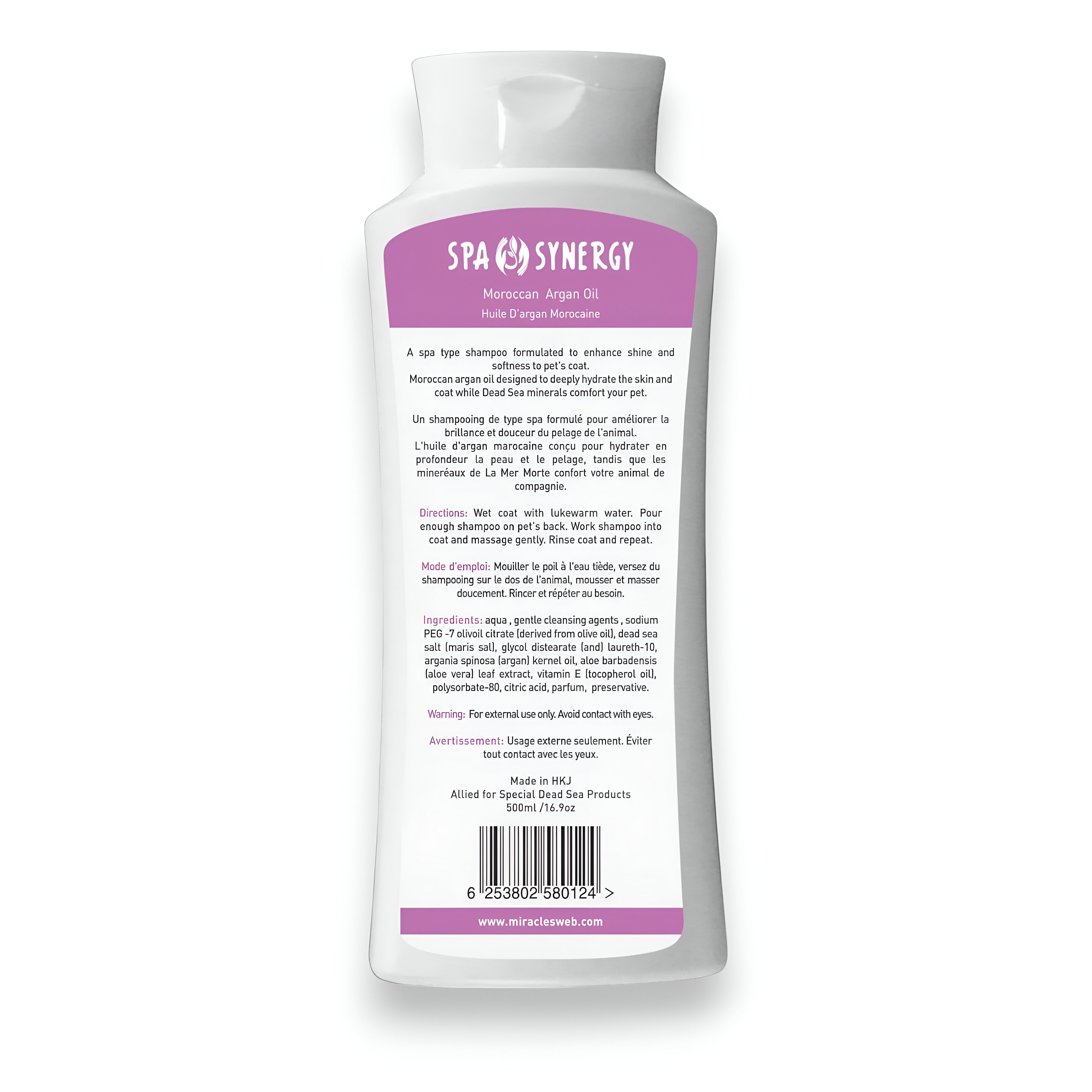 Spa Synergy Mineral Specialty Shampoo with Moroccan Argan Oil