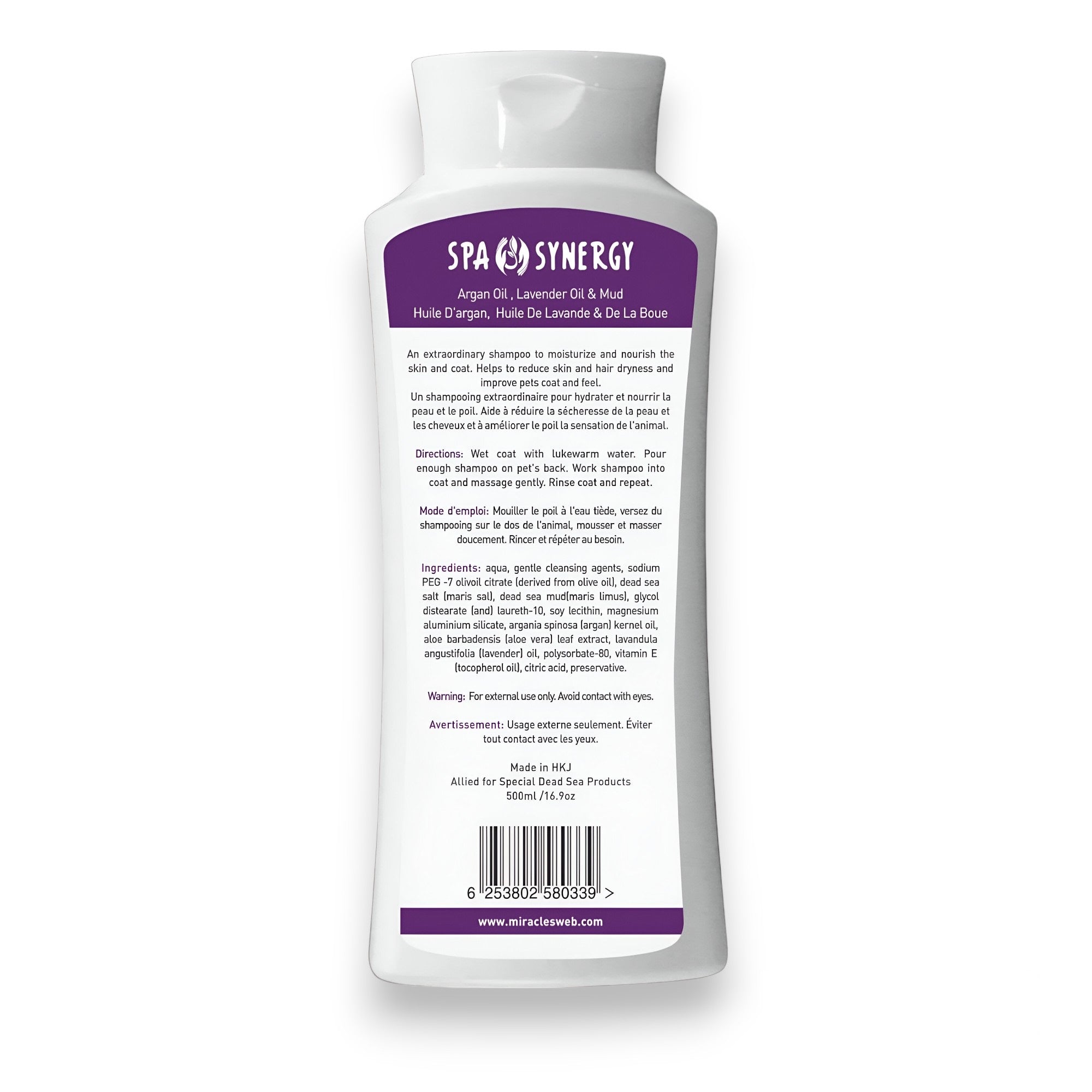 Spa Synergy Mud Shampoo with Argan oil & Lavender oil