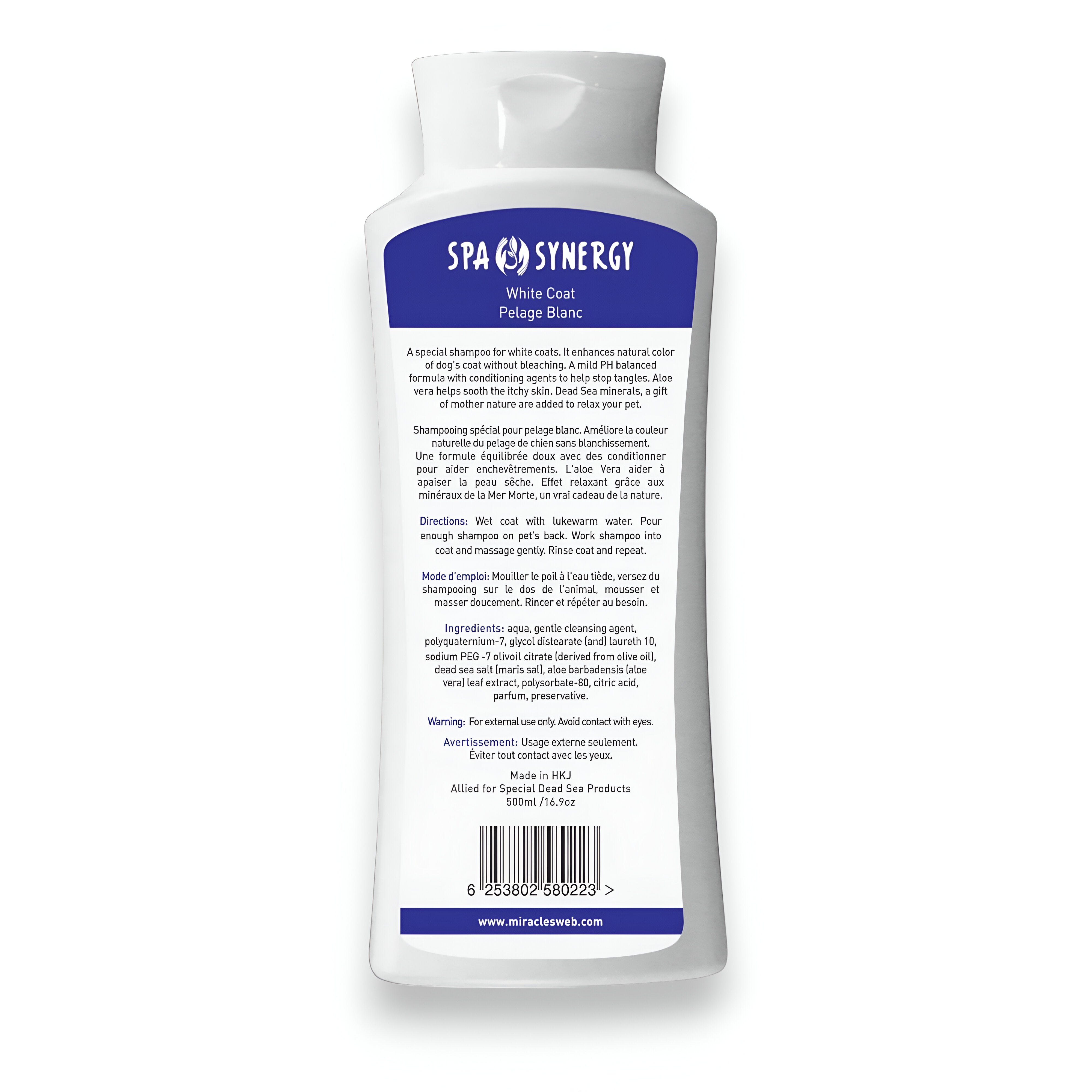 Spa Synergy Mineral Shampoo White Coat